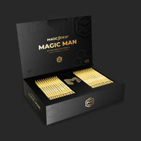 Caja de Magic Sense Magic Man abierta mostrando los sachets