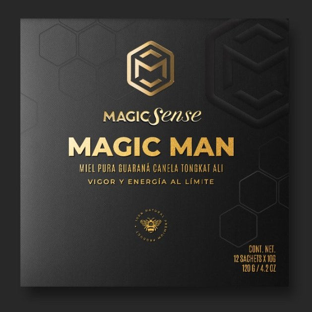 Caja de 12 sachets de Magic Sense Man