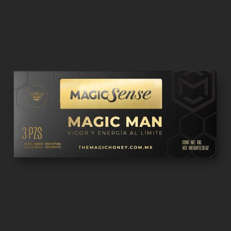 Caja de 3 sachets de Magic Sense Man